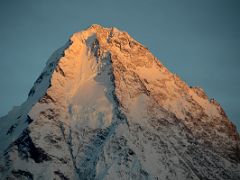 19 Final Rays Of Sunset Creep Up K2 North Face Close Up From K2 North Face Intermediate Base Camp